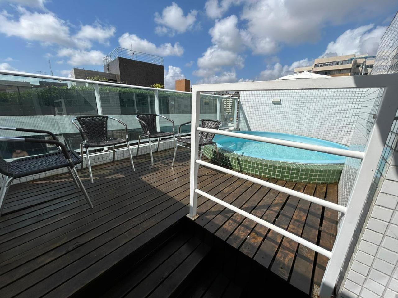Flat 502 Com Piscina Privativa - 02 Quartos João Pessoa Kültér fotó